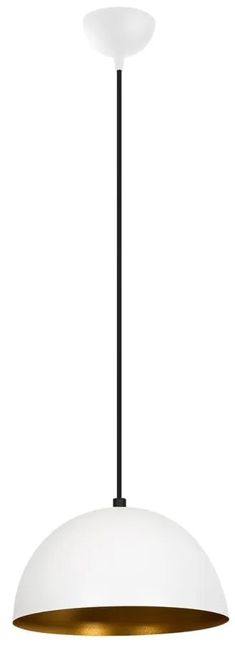 Biele závesné svietidlo Opviq lights Silvani