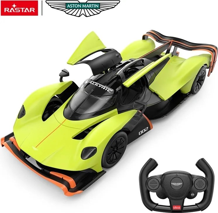 Diaľkovo ovládané auto Aston Martin Valkyrie AMR Pro R/C 1:14 zelené Rastar