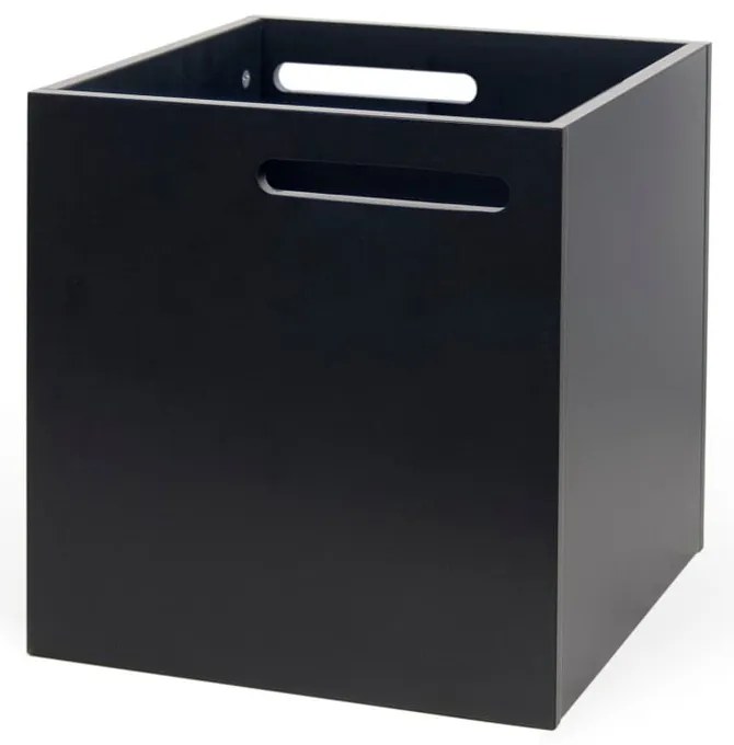 Čierny úložný box ku knižniciam TemaHome Berlin