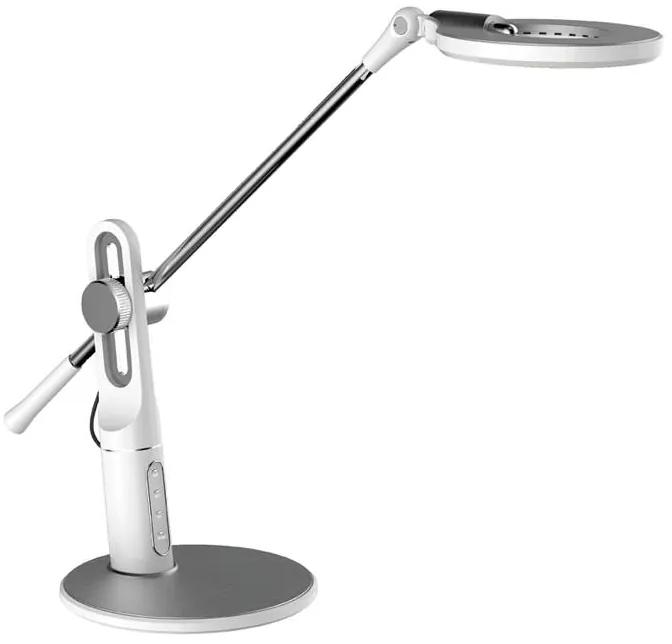 Moderná stolná stmievateľná lampa ALEX, biela Ecolite ALEX LBL1225-BI