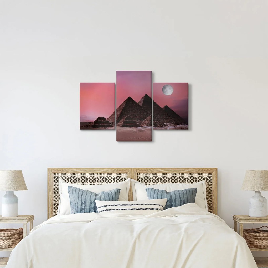 Obraz - Pyramídy Giza, Egypt (90x60 cm)