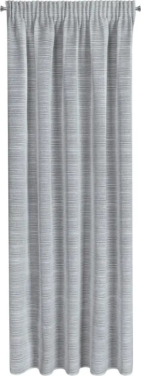 ZÁCLONA ARIA NA PÁSKE 140X300 CM SIVÁ