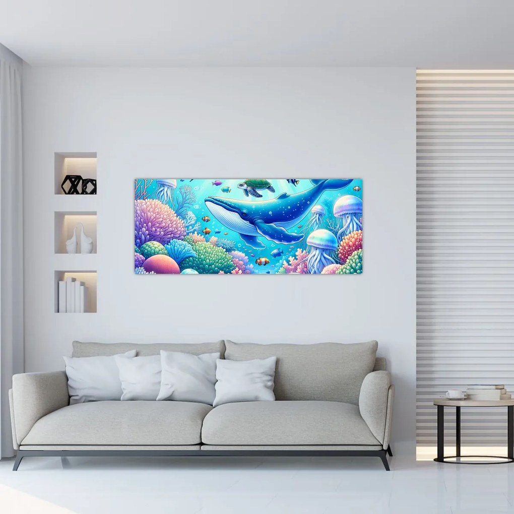 Obraz – Podvodný svet (120x50 cm)