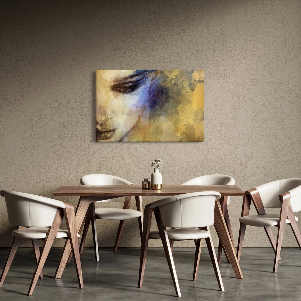 Obraz - Portrét ženy, kresba (90x60 cm)