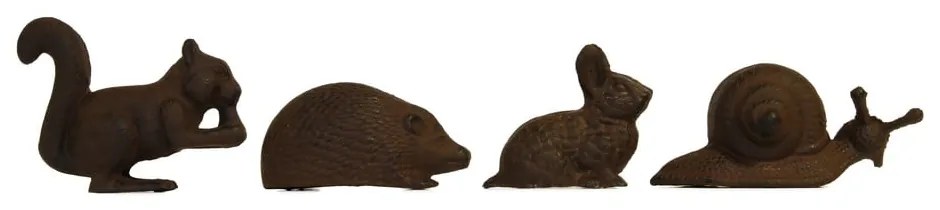 Kovové záhradné sošky v súprave 4 ks Animals – Esschert Design