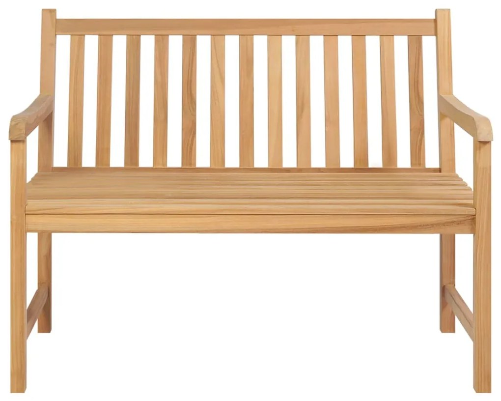 vidaXL Záhradná lavička 114 cm teakový masív
