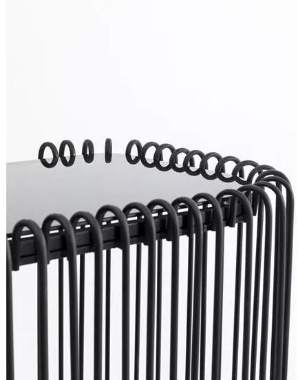 Wire konzolový stolík čierny 142x89 cm