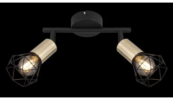 Globo 54802S-2AB - Bodové svietidlo XARA 2xE14/40W/230V