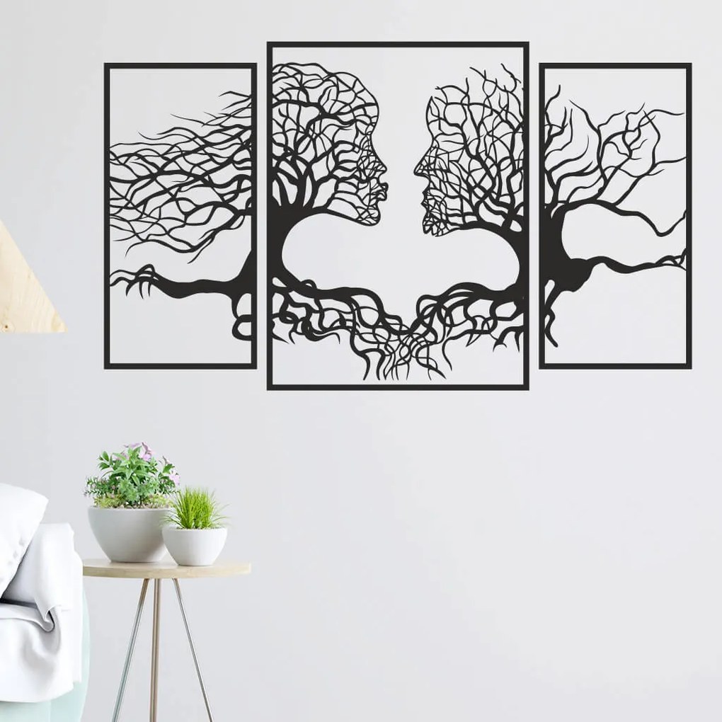 Veselá Stena Samolepka na stenu na stenu Duša lesa Farba: ružová, Veľkosť: 80 X 48 cm