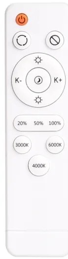 LED Stmievateľné stropné svietidlo IRINA LED/48W/230V s diaľkovým ovládačom