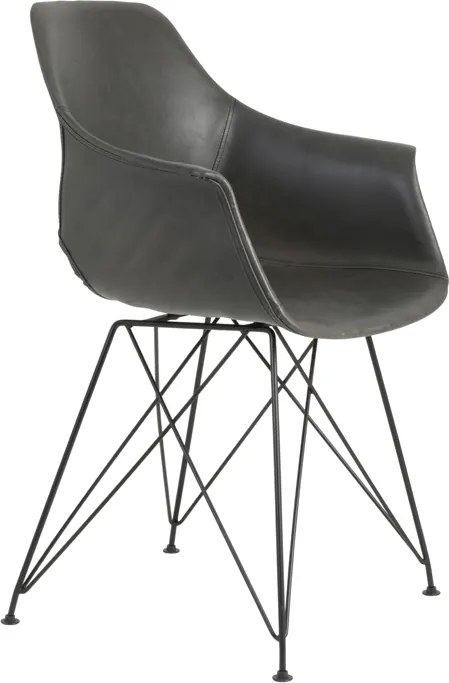 Jedálenská stolička 63x57x82 cm SERBIN grey