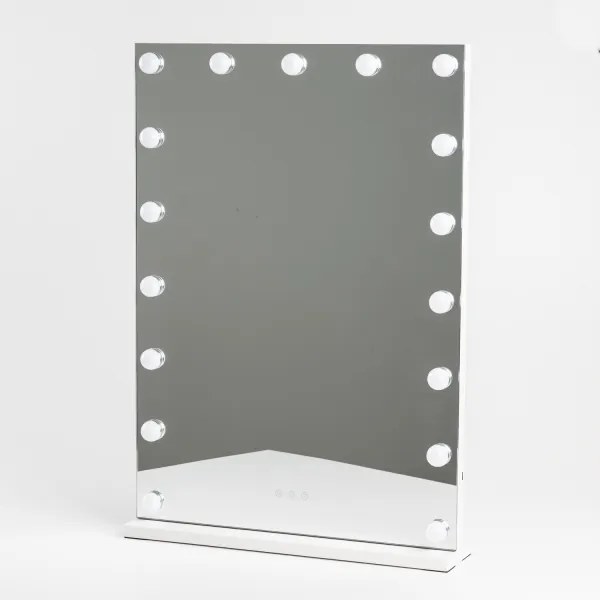 BRILAGI - LED Stmievateľné make-upové zrkadlo HOLLYWOOD LED/15W/230V 55x77 cm biela