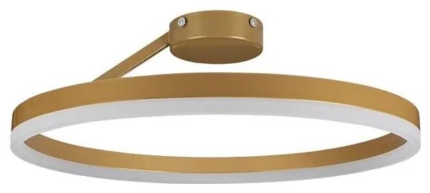 LED Stmievateľný prisadený luster LED/40W/230V 3000-6500K zlatá + diaľkové ovládanie