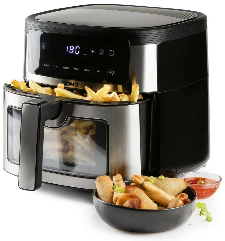 DOMO DO548FR teplovzdušná fritéza s priezorom, 6 l