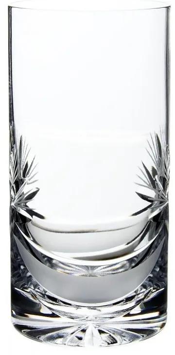 Onte Crystal Bohemia Crystal ručne brúsené poháre na nealko nápoje Mašľa 380 ml 2KS