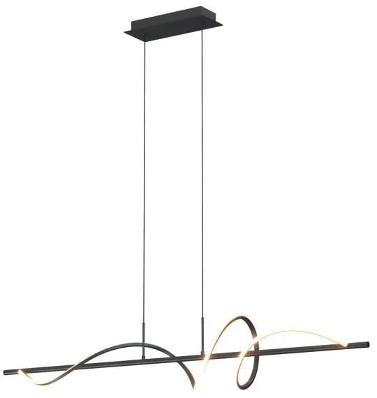 ONLI - LED Luster na lanku TWIST LED/30W/230V 4000K čierna