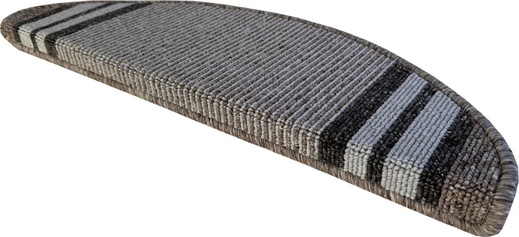 Vopi Nášľapy na schody Gandia béžový polkruh, samolepiaci - 28x65 polkruh (rozmer vrátane ohybu)