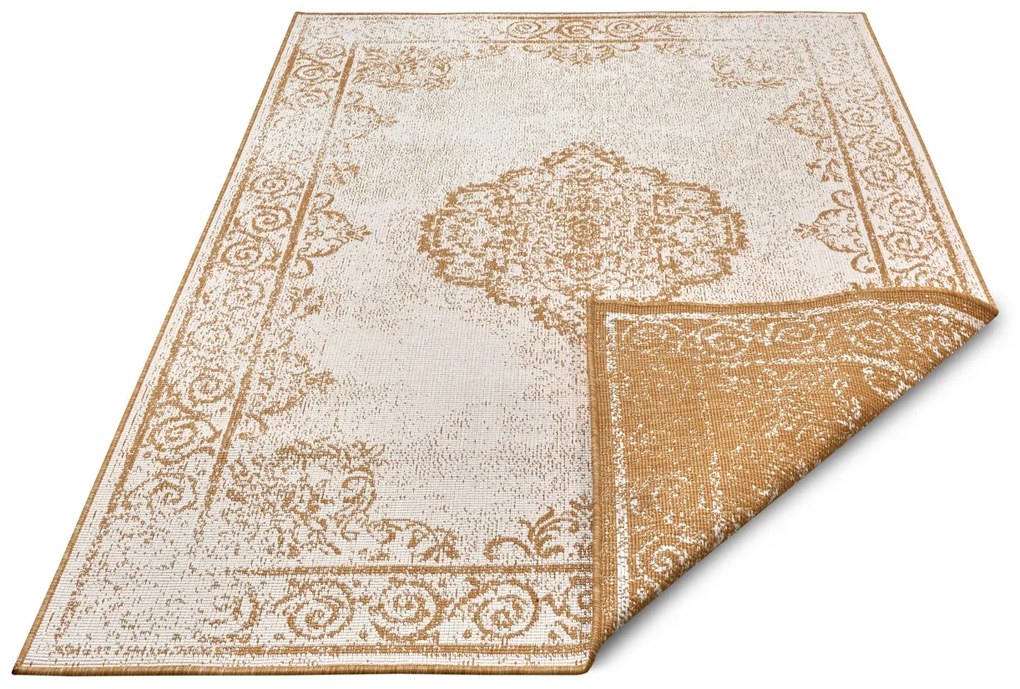 NORTHRUGS - Hanse Home koberce Kusový koberec Twin Supreme 105788 Cebu Ochre – na von aj na doma - 120x170 cm