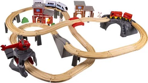 Drevená vláčiková dráha Kruzzel 22754