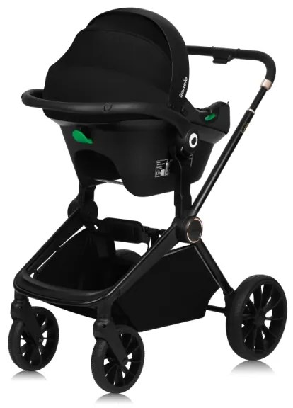 Lionelo - Kombinovaný kočík 3v1 MIKA PLUS pieskový