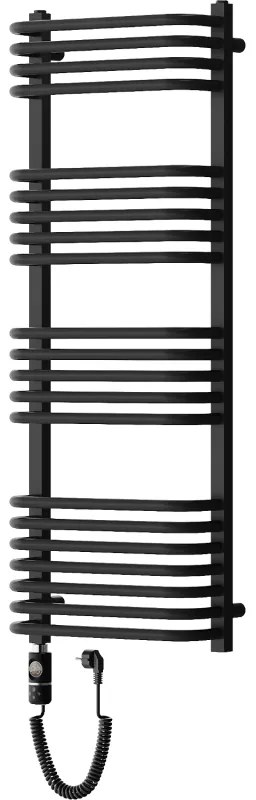 Mexen Apollo, elektrické vykurovacie teleso 1210x450 mm + vykurovacia tyč 600 W, čierna, W117-1210-450-2600-70
