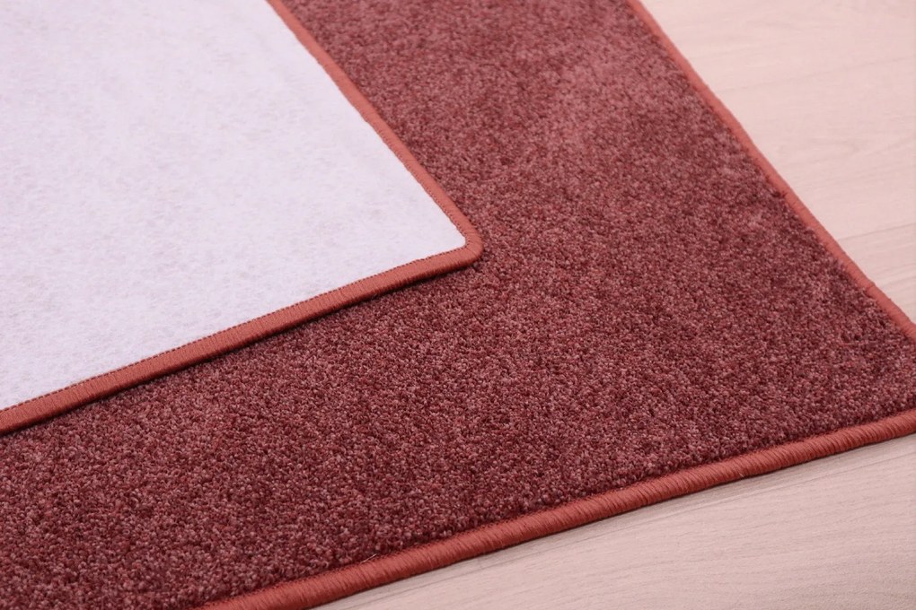 Vopi, Koberec behúň na mieru Capri terra, šíre 40 cm, oranžová, chodba / predsieň