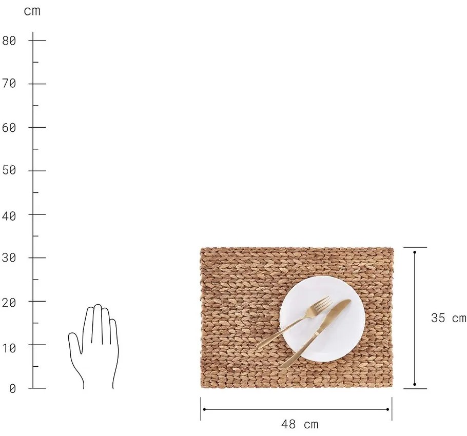 NATURAL TWIST Prestieranie 48 x 35 cm