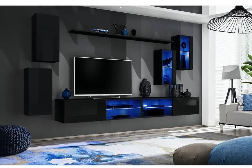 Obývacia Stena Switch Xxv Čierna