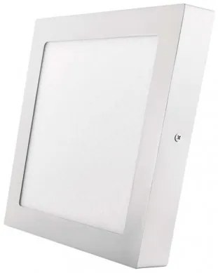 LED panel 225×225, štvorcový prisadený biely, 18W teplá b.