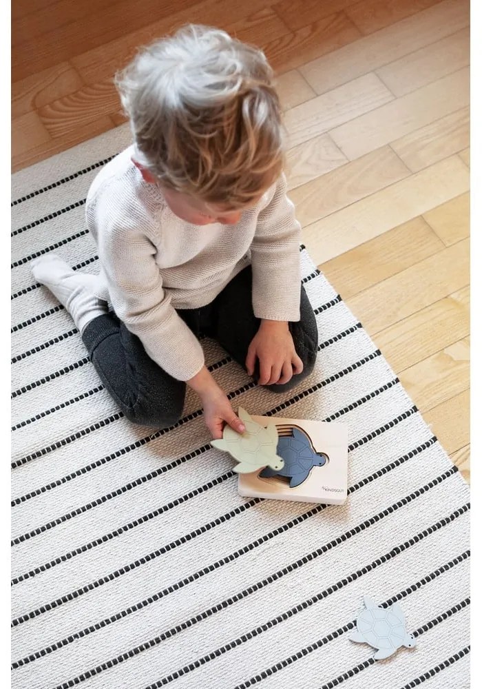 Drevené vkladacie puzzle Turtle – Kindsgut