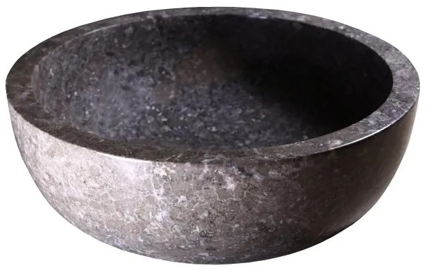 Indera Gemma 501 Ø45 cm Grey Kamenné umývadlo leštený mramor