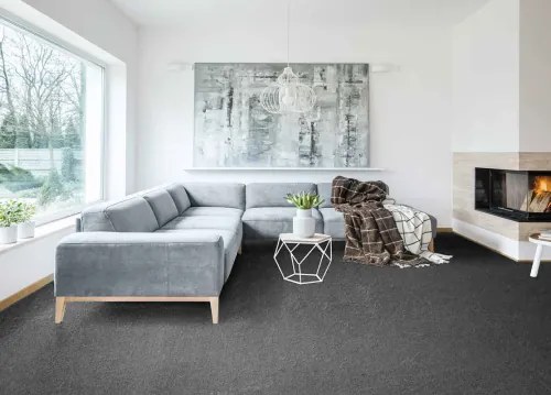 Koberce Breno Metrážny koberec OMNIA 98, šíře role 400 cm, sivá