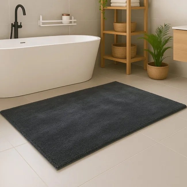 Kúpeľňový koberček PURE 500 tmavosivý