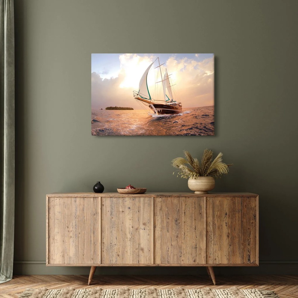 Obraz jachty (90x60 cm)