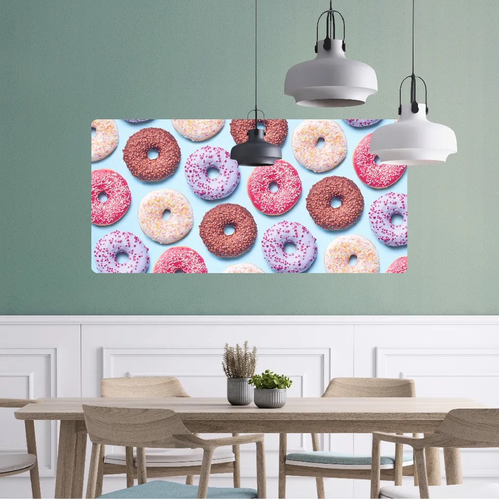 PIPPER. Donuts - textilná nálepka na stenu