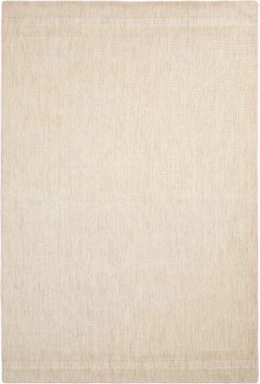Krémový ručne tkaný vlnený koberec 160x230 cm Dalena – Kave Home