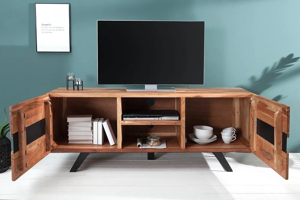 Luxusný TV stolík Argentinas z masívu