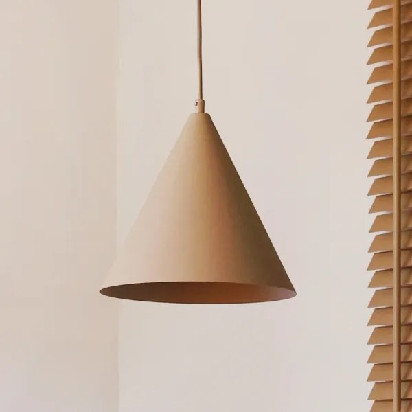 Duolla - Závesný luster na lanku IRONLINE 1xG9/3W/230V priemer 25 cm béžový