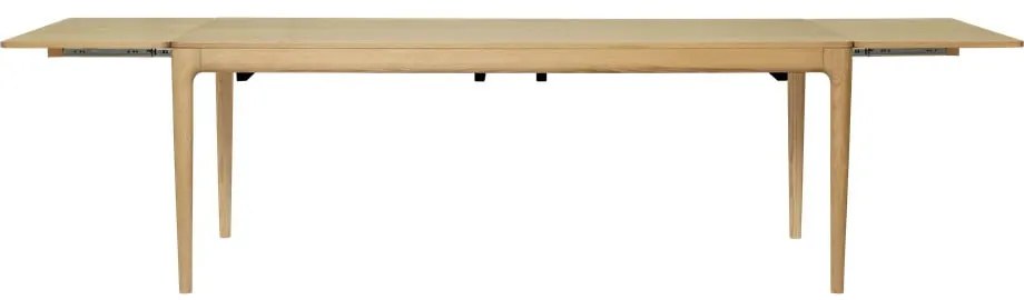 Rozkladací jedálenský stôl z dubového dreva 90x200 cm Heart'n'Soul – UMAGE