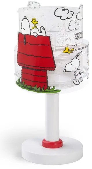 Dalber 76301 - LED detská lampička SNOOPY 1xG4/4W/230V biela/červená