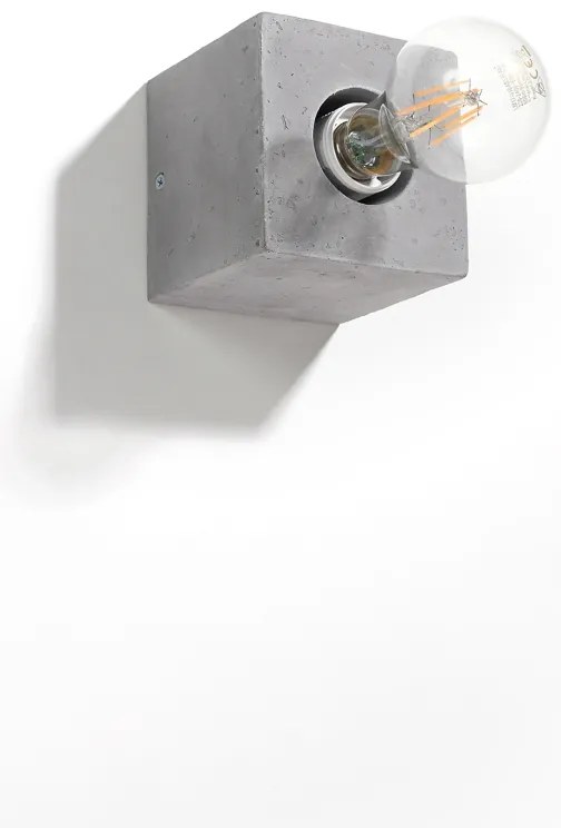 Stropné svietidlo Ariz, betónové telo svietidla