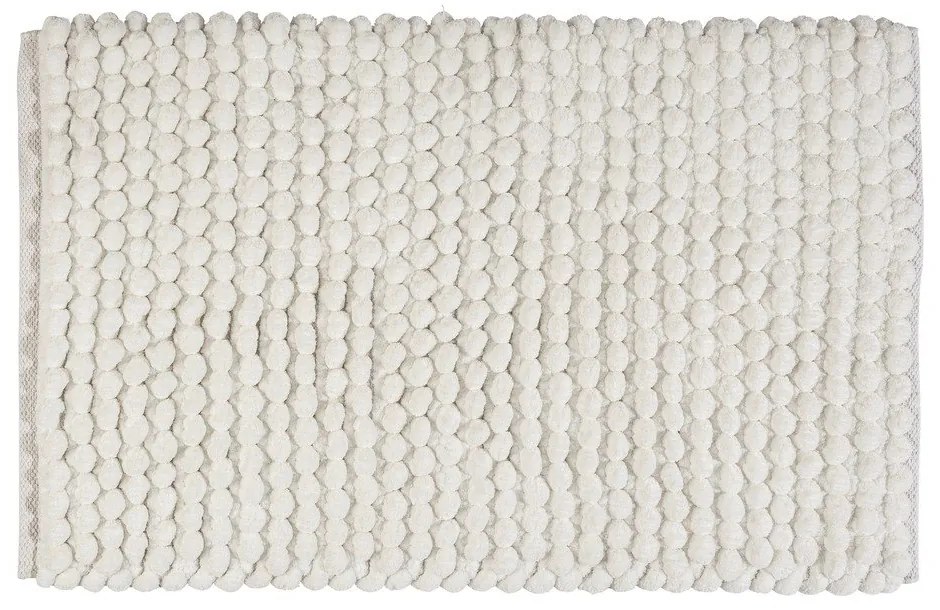 Biela textilná kúpeľňová predložka 50x80 cm Solivo – Wenko