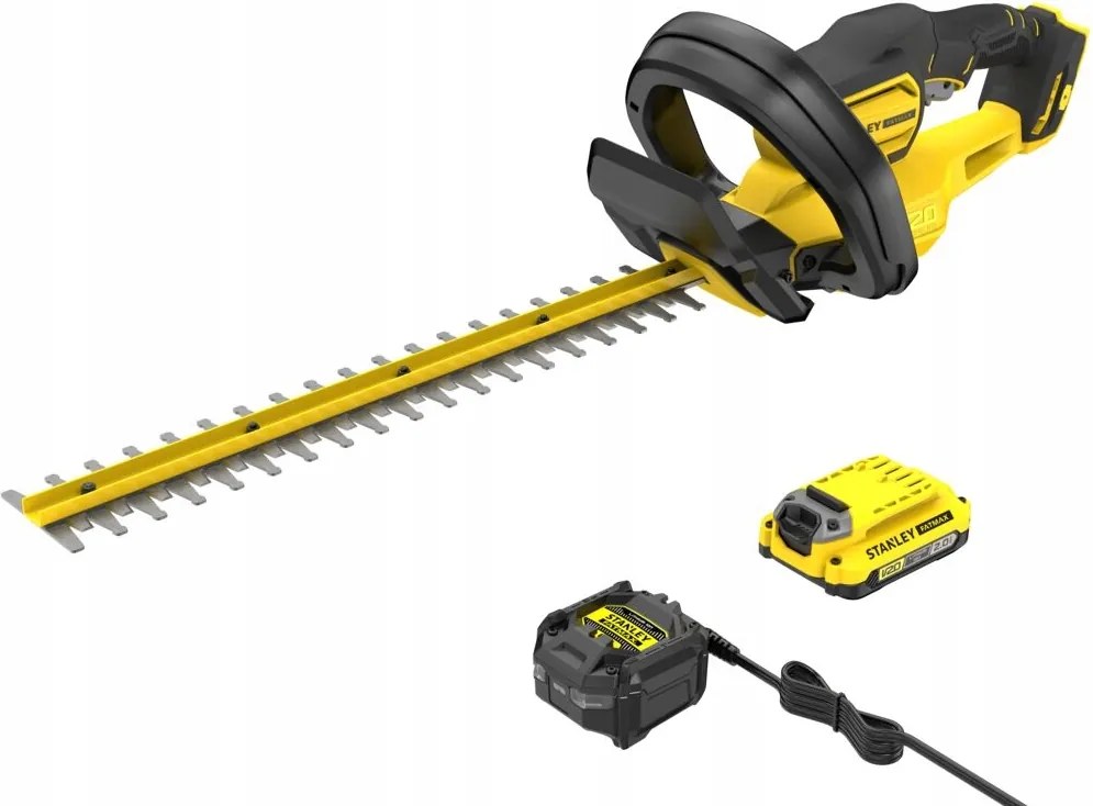 akumulátorové nožnice na živý plot 50 cm 1x2.0Ah 18V Stanley SFMCHT650D1-QW