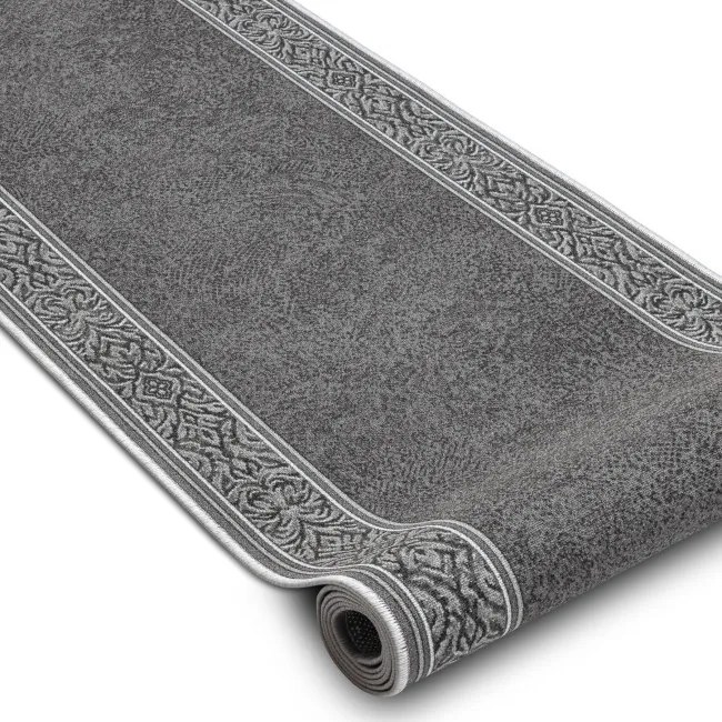 Protišmykový behúň ST.TROPEZ 94 sivý, rám - Výpredaj