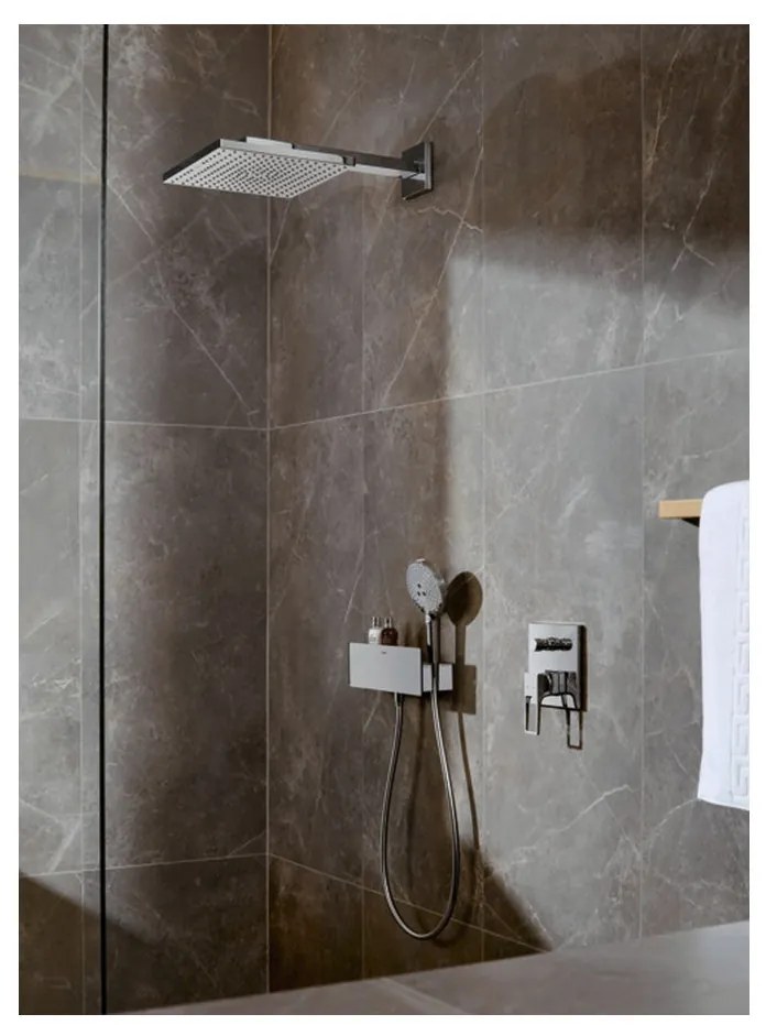 Hansgrohe Raindance E, hlavová sprcha 300 1jet EcoSmart so sprchovým ramenom, chrómová, HAN-26239000