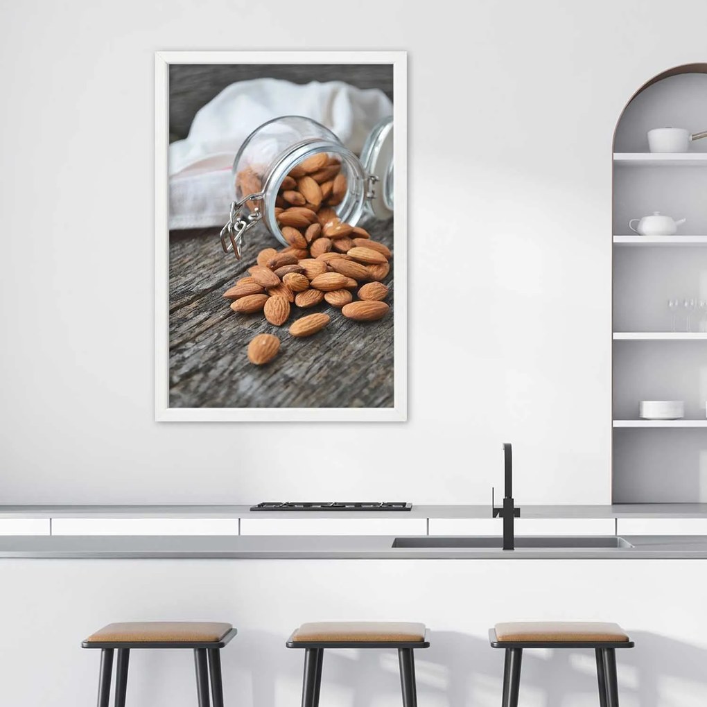 Gario Plagát Pražené mandle Farba rámu: Bez rámu, Rozmery: 20 x 30 cm