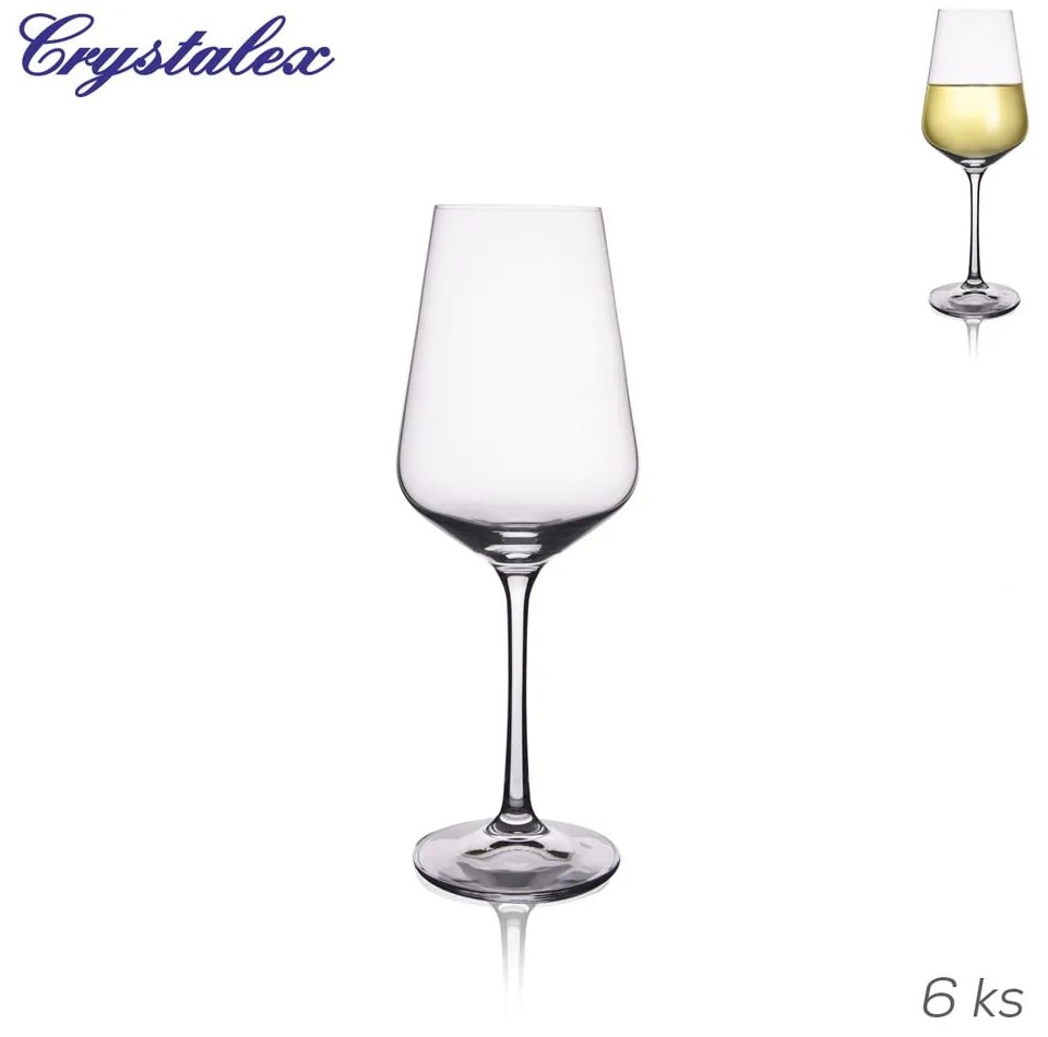 Poháre v súprave 6 ks na víno 250 ml Sandra – Orion