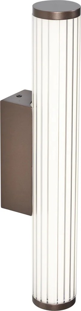 Retro nástenná lampa bronzová 40cm vrátane LED IP44 - Coco