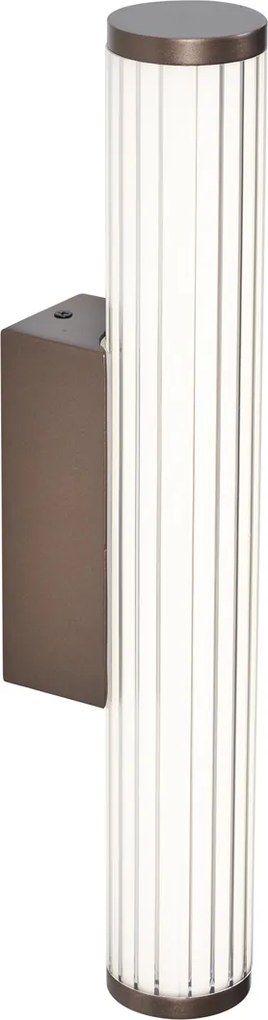 Retro Nástenné svietidlo Bronzové 40,4 cm Vrátane LED IP44 - Coco