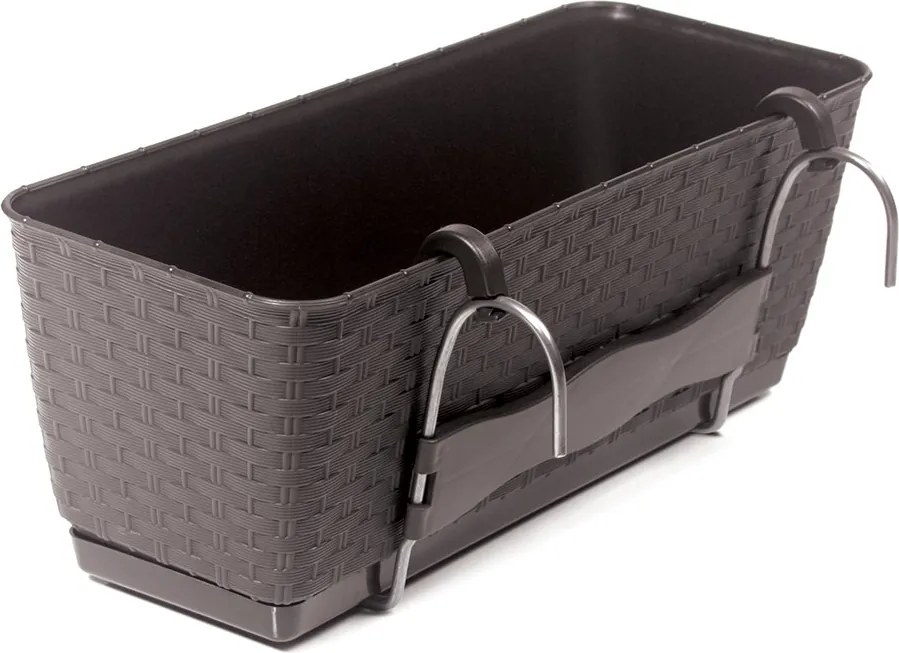 Truhlík s háčikmi TEZIR biely